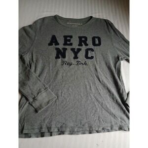 Vintage Aeropostale Shirt Mens XXL Waffle Knit Thermal Spell Out Grunge Y2K